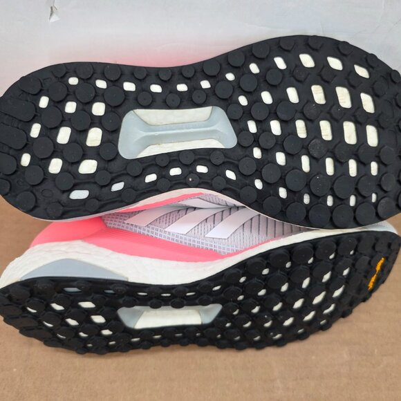Adidas Solar Glide 19 Running Shoes Gray Pink Size  Y5.5   Womans size 7 - Picture 9 of 11
